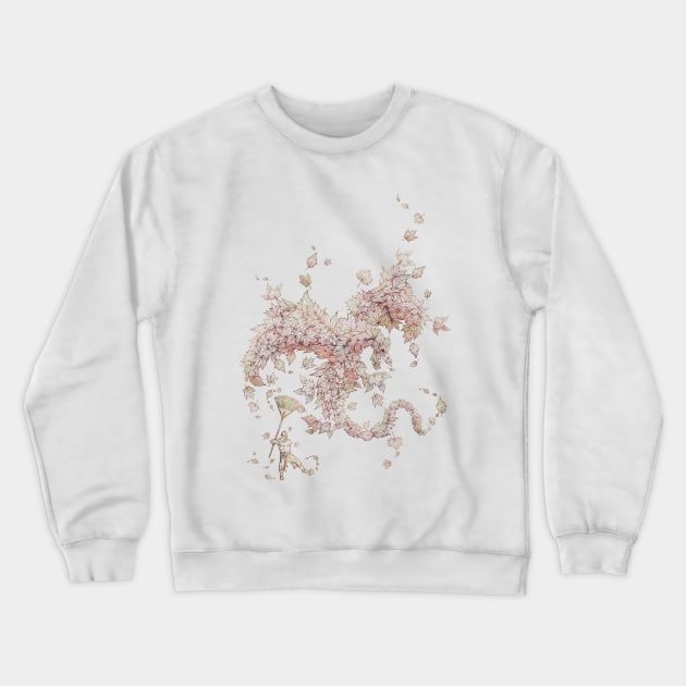 Medieval Cleanup Crewneck Sweatshirt by TaylorRoseMakesArt